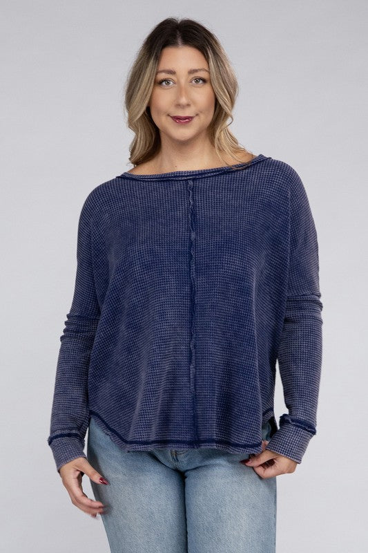 Renee Waffle Top (plus)