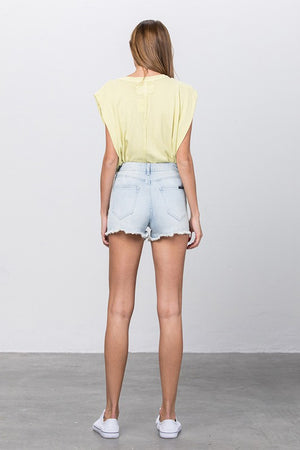 High Waist Denim Shorts