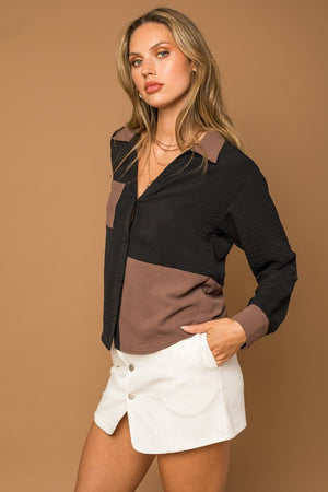 Becca Button Down Top