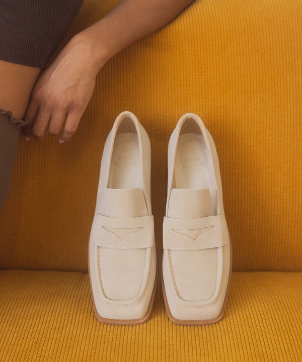 OASIS SOCIETY June - Square Toe Penny Loafers