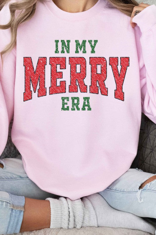 IN MY MERRY CHRISTMAS ERA GRAPHIC SWEATSHIRT