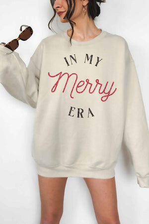 IN MY MERRY CHRISTMAS ERA OVERSIZED SWEATSHIRT