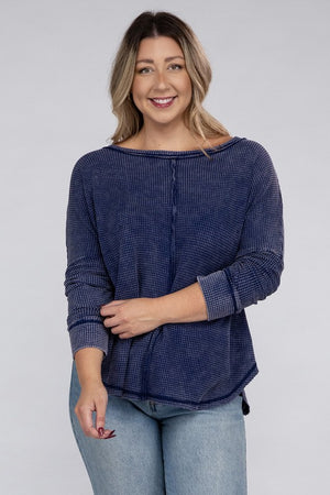 Renee Waffle Top (plus)