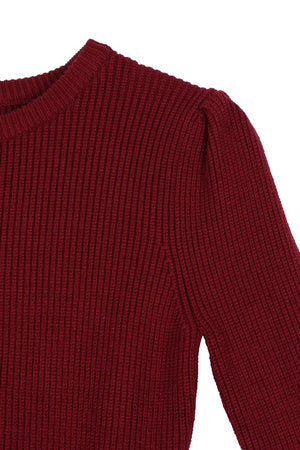 Peplum sweater top