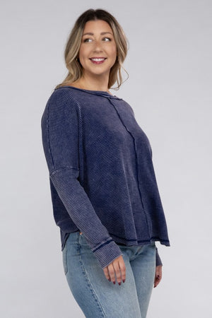 Renee Waffle Top (plus)