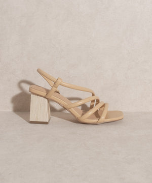 OASIS SOCIETY Ashley   Wooden Heel Sandal