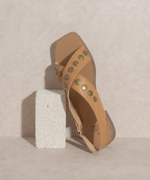 OASIS SOCIETY Kylie   Studded Cross Band Sandal