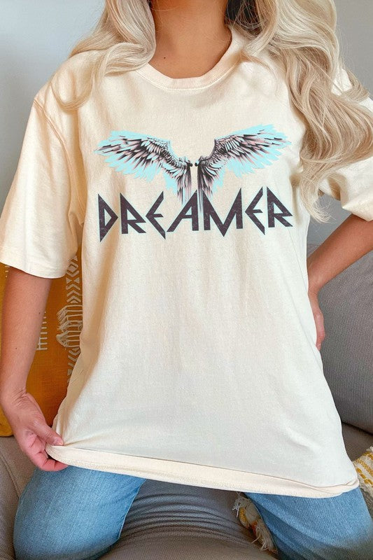 Dreamer Wings Oversized Graphic Tee