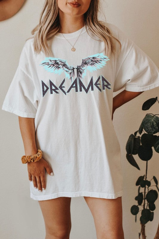 Dreamer Wings Oversized Graphic Tee