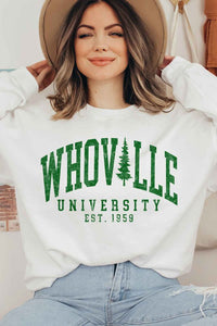 WHOVILLE UNIVERSITY SWEATSHIRT PLUS SIZE