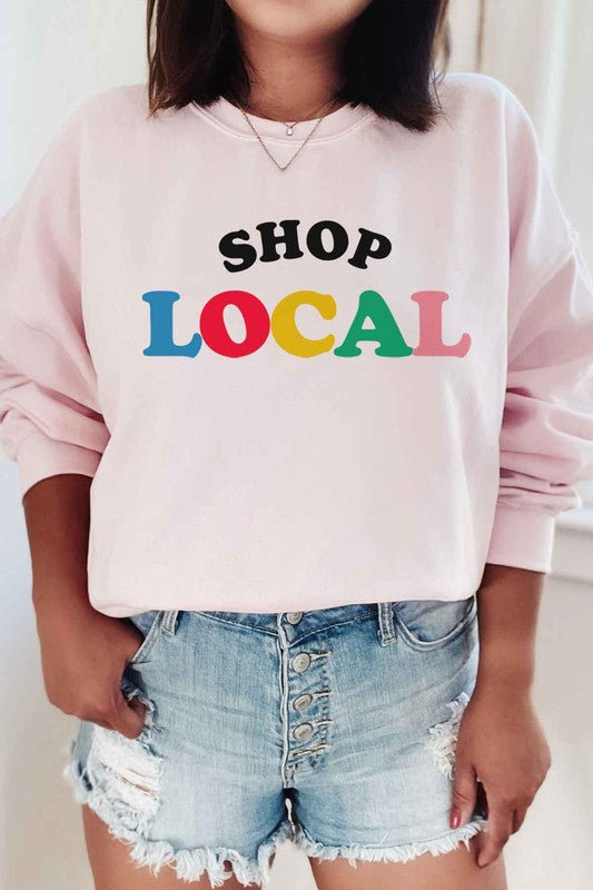 SHOP LOCAL SWEATSHIRT PLUS SIZE